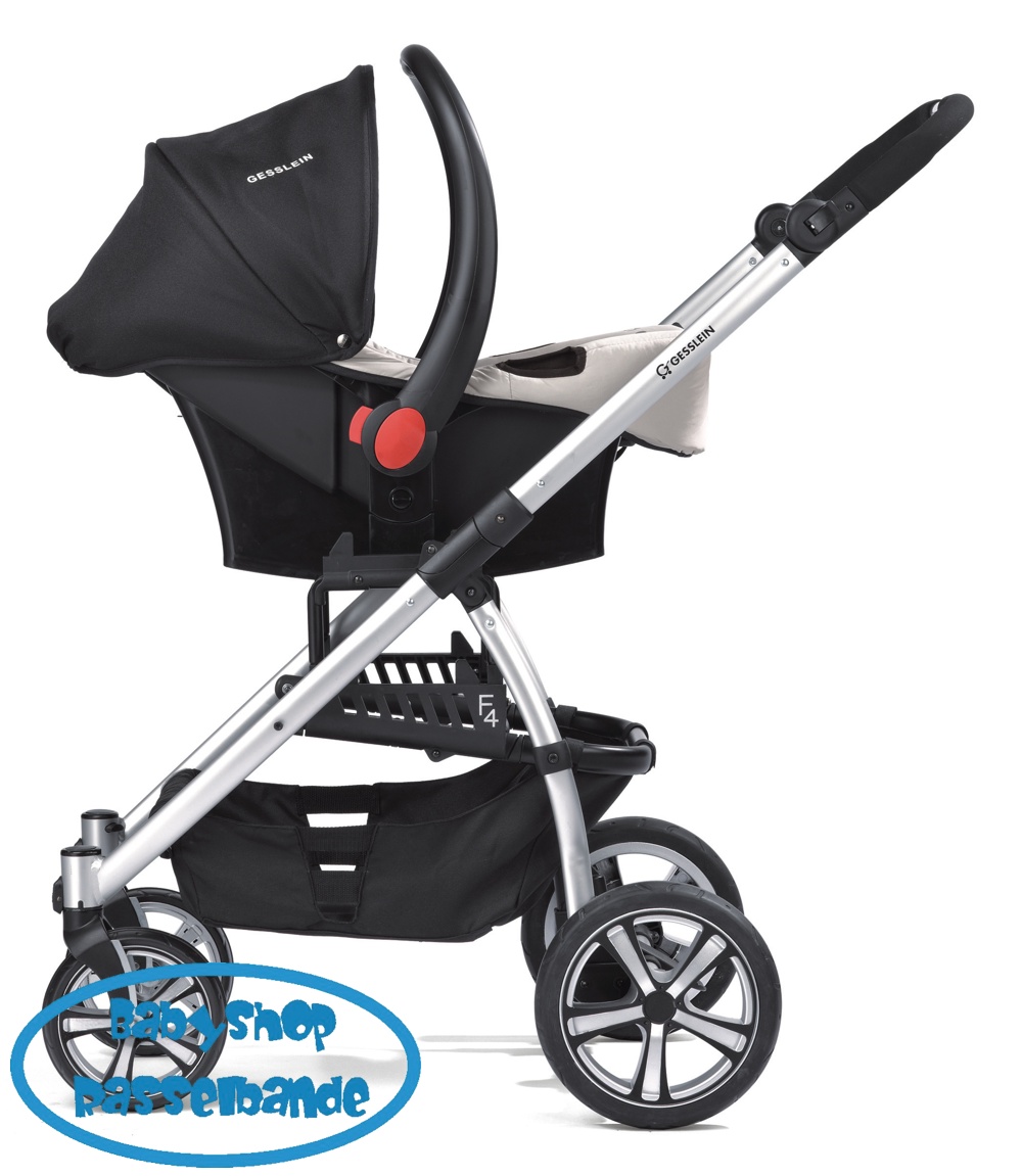 GESSLEIN Poussette duo combinée 2en1 F4 Air+, rose